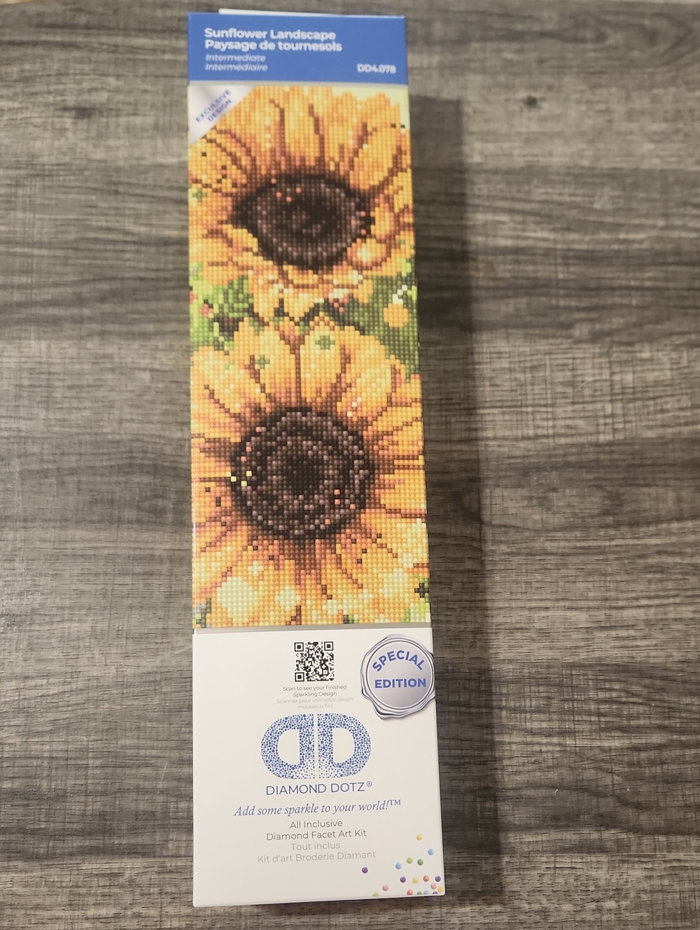 Diamond Supply Co. Sunflower Diamond Art Kit - Yellow & Brown